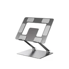 Portable Multi Anti Slip Silicone Pads Foldable Tablet Holder Aluminum Height Adjustable Laptop Stand