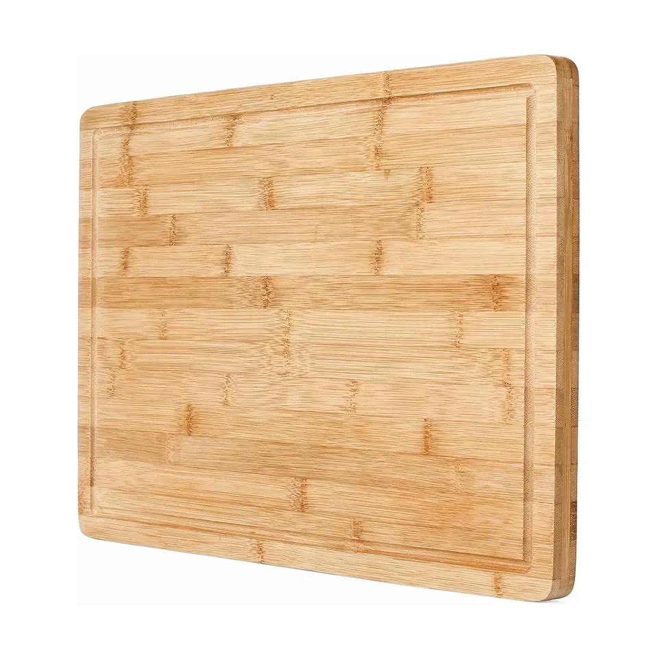 Wholesale Organic Bamboo Cutting Boards for Kitchen Extra Large Chopping Board with Juicy Groove