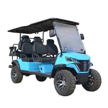 Wholesale 48V Electric Best New Electric Lithium Powered Street 6 Seats Buggy Hunting Golf Carts