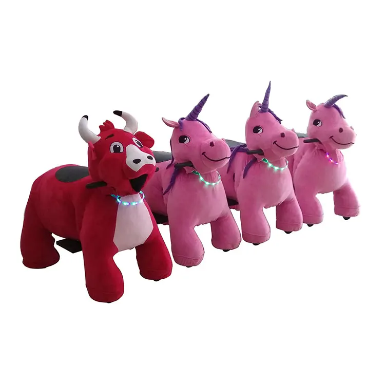 Coin Operated Amusement Animal Scooter Electric Riding Horse Machine