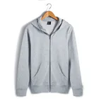 Hoodie Custom High Quality Spring Fzip Up Hoodie No String Blank Full Face Zip Hoodie