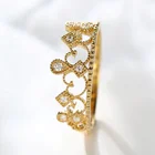 Wedding Band Wedding Band Customized 14k Solid Yellow Gold Crown Wedding Band Miligrain Vintage Ring Vendors