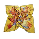 Scarves Large Silk Scarf Scarf Scarf 14MM 90*90CM Luxury Brand Original Design Scarves Large Square Silk Scarf Women