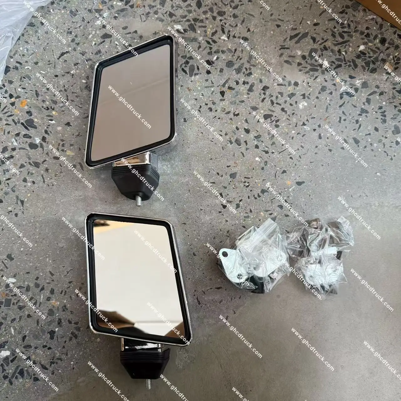 product chrome plated universal chromed mirror truck body parts compatible with hino nissan mitsubishi isuzu for toyota vehicles-1