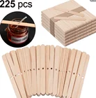 Wooden Bamboo Craft Round Wooden Sticks Round Birch Edge Wooden Ice Cream Sticks/spoon Bamboo Craft