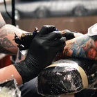 4.5g 5.0g 7.0g Tattoo Black Disposable Flexible Nitrile Gloves