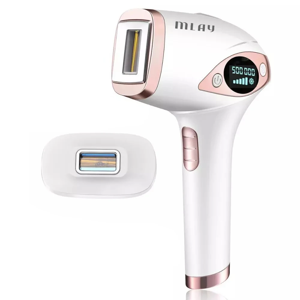 Mlay T4 Ice Cool Laser IPL Hair Removal Device for Home Use with UK US Plug Types