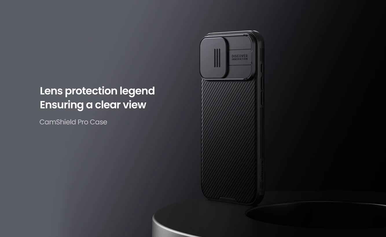 Nillkin Frosted CamShield Pro Case Camera Protector for iPhone 16, 16 Pro, 16 Plus & 16 Pro Max 7 Camera Protector for iPhone | Nillkin iPhone 16 - 16 Pro max Case | Camera Protector for iPhone | Nillkin
