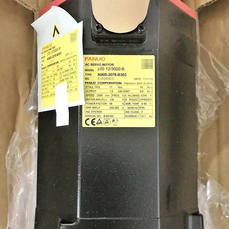 A06B-0078-B303 AC Servo Motor Fanuc Đã Thử Nghiệm