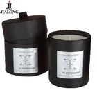 Candle Electroplate Hollow Out Christmas Series Luxury Empty Black Frosted Candle Vessel Candle Gift Set