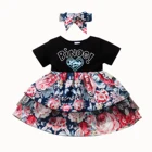 Kids Dresses Factory Outlet Wholesale Baby Frock Design Kids Dresses Flower Girls Dresses