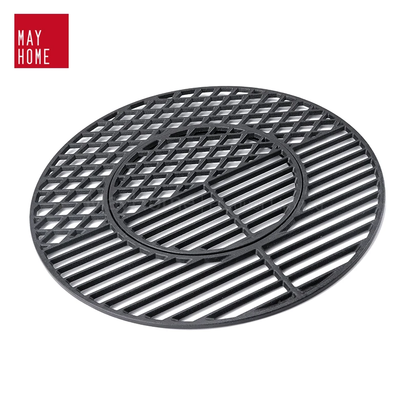 BBQ Sear Grate 12" Enamel Cast Iron Round Grid for 22.5" Weber Charcoal Grill 