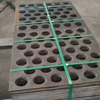 Thickened round hole stainless steel mesh metal plate with 60 degree staggered punching screen mesh