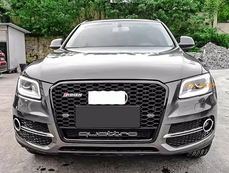 For Audi Q3 Grille Front Bumper Mesh Replacement Q3 Grille With Bottom