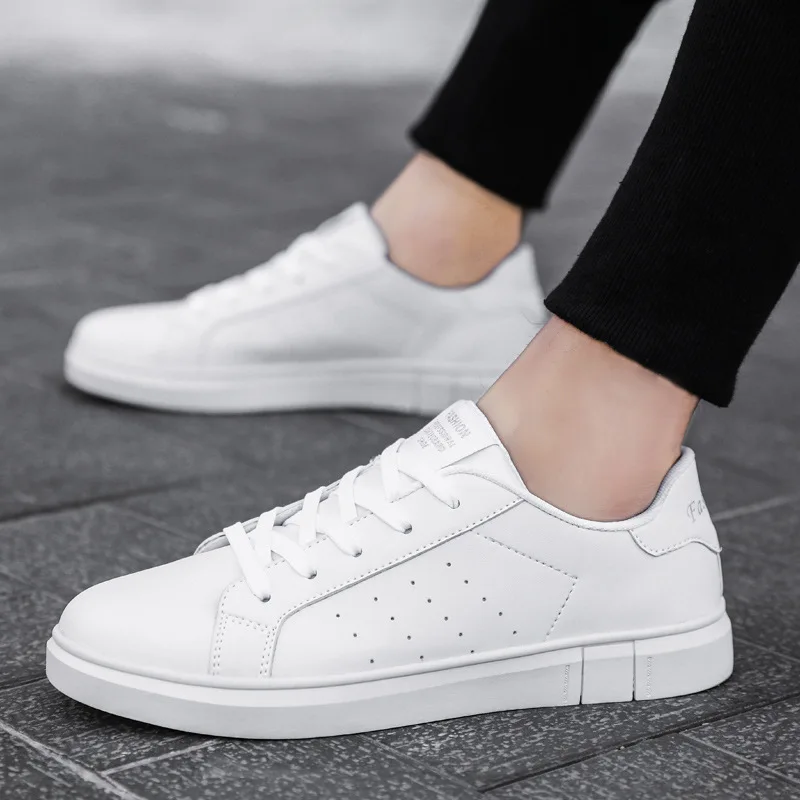 10%Discount Skateboard shoes men's spring small white shoes men's shoes student white Sneakers