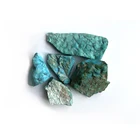 Gemstone Wholesale Low Price Untreated Natural Raw Material Green Turquoise Rough Gemstone Stone