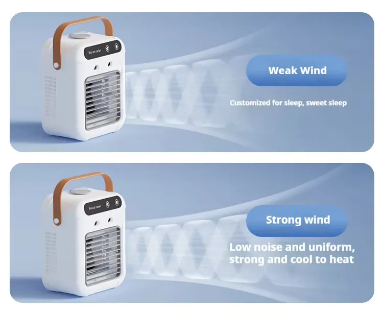 Portable Air Conditioner, USB, Battery, Plastic - detail 4