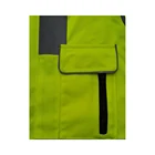 Yellow Safety 2021 Custom Made Fluorescent Yellow Reflective Cloth Yellow Safety Vest With Breathable Mesh