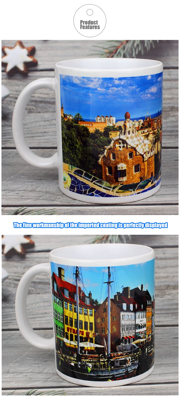 product 2025 thermal transfer thermal sublimation blank coated custom coffee boba cup water ceramic mug cups for home outdoor-9