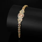 Virgen De Guadalupe Bracelet 14k Tricolor Virgen De Guadalupe Bracelet Religious Bracelet Women
