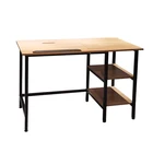 Drawing Table Drafting Angle Adjustable Drawing Table Melamine Tabletop Drafting Table With Bookshelf