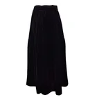 Long Skirt Black Solid Thick Silk Velvet Winter Dresses Long Skirt For Ladies Maxi