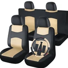Set Red Car Seat Covers Hot Selling Good Quality Set Red Universal Leather Car Seat Covers