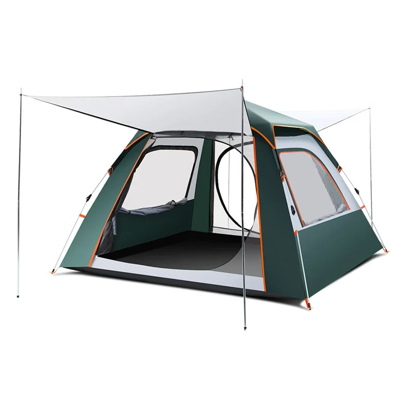Easy Pump Up Automatic Open Folding Outdoor Tent One Touch Camping Tent Outdoor Camping Hiking Fishing 4 Person Tent