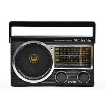 ST-6031 Makula Simbable High Power Sub Woofer Unit Professional Multiband Receiver Am Mw Sw Radio With TYSescopic Antenna