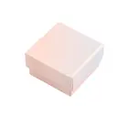 Jewel Jewelry 5X5X4 Lid Base Small Cardboard Wholesale Jewel Jewelry Ring Box With Foam Insert
