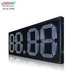 Led Digital 7 Segment Digit Display Mexico Outdoor 18 Inch 88.88 Led Gas Price Digital Sign Large Led Gas Station Price Sign 7 Segment Digit Led Gas Price Display