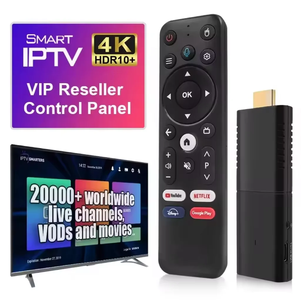 Box Android Arabic IP TV 12 months list M3U board reseller Germany Dutch smart 4K M3U subscription TV box