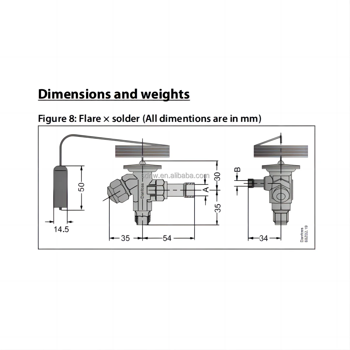 Thermostatic Expansion Valve, solenoid, brass - detail 22