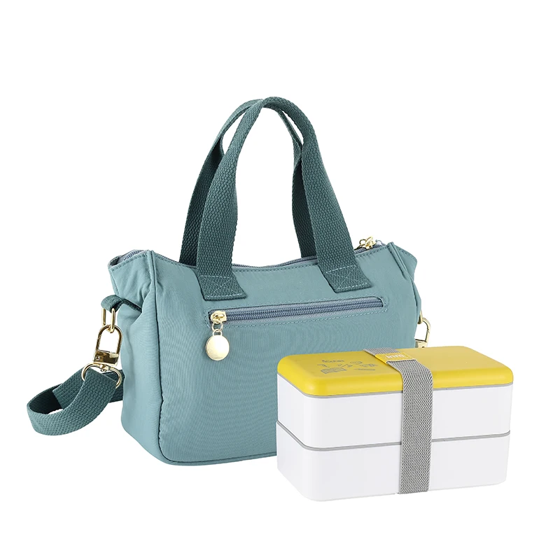 Hot Sale Premium Aluminum Foil Water Bottle Lunch Box Holder Sling Bag Storage With Detachable Handle And Shoulder