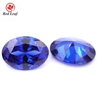 Redleaf Jewelry Wholesale Oval Shape Tanzanite Color gemstone Synthetic Crystal Zirconia Gems