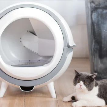 New Product Ideas Luxury Healthy  Intelligent Large Automatic Self Cleaning Litter Box for Cats