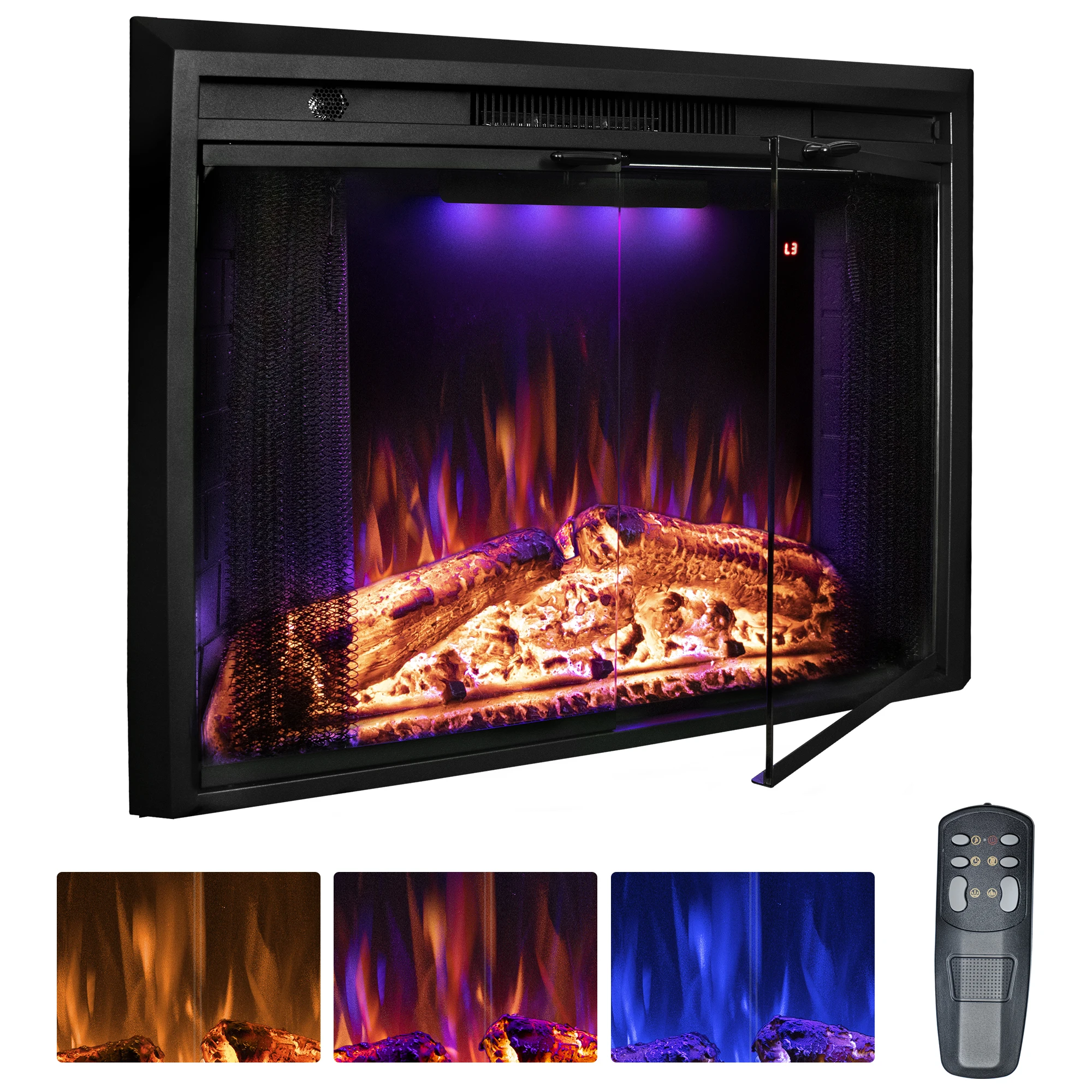Electric Fireplace, 120V, 750W - detail 6
