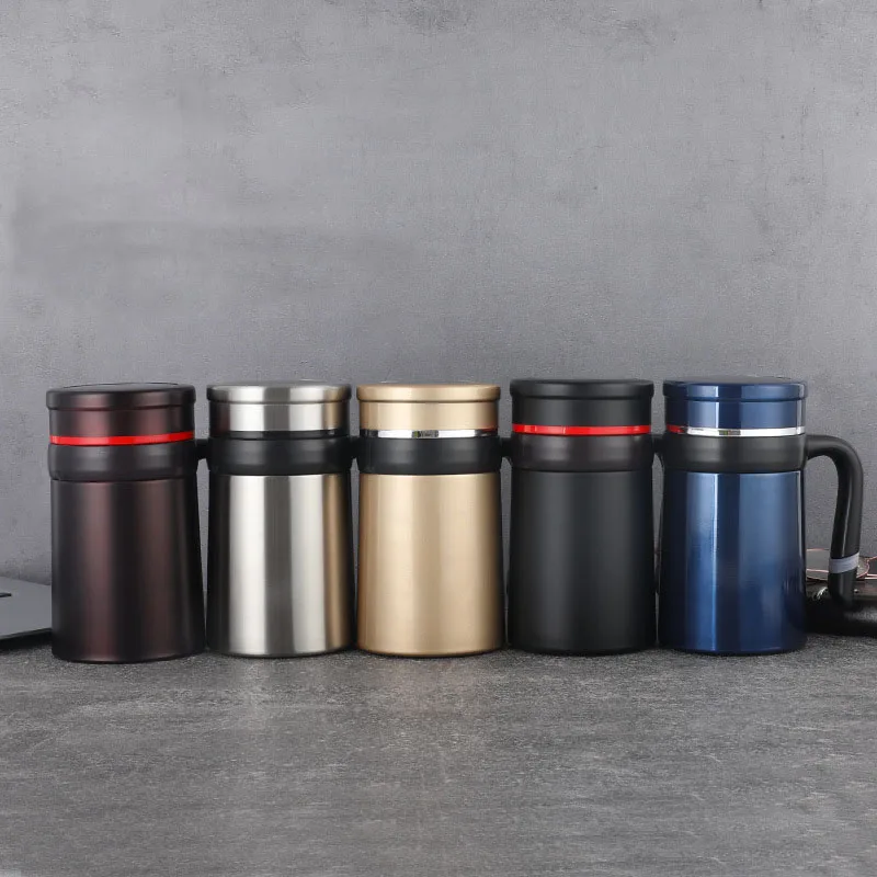 Factory Wholesale Eco-Friendly Double Wall Insulated Coffee Travel Mug Custom Logo Smart Digital Vacuum Bottle