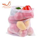 Mesh Bag Shopping Mesh Bag HW0005 B BSCI Factory White Plain Mesh String Net Shopping Bag