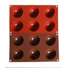 Family Silicone Molds Semi Sphere Silicone Mold Family Large 6 Holes Baking Mold