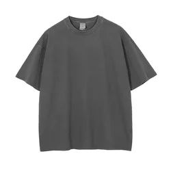 High Quality Washed Vintage Blank Tshirt Plain Cotton Vintage Oversized T Shirts Personalized Custom Loose Vintage T-shirt