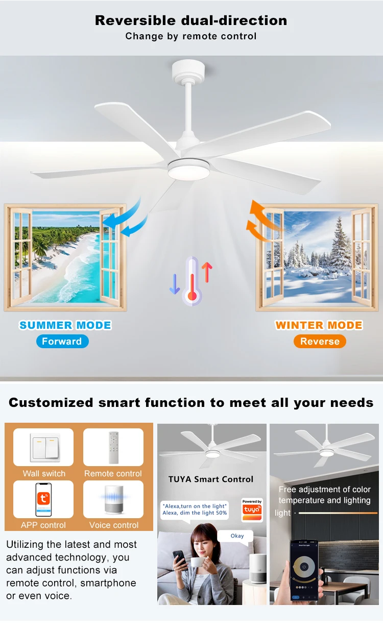 Ceiling Fan, 42inch, 52'', Plastic - detail 18
