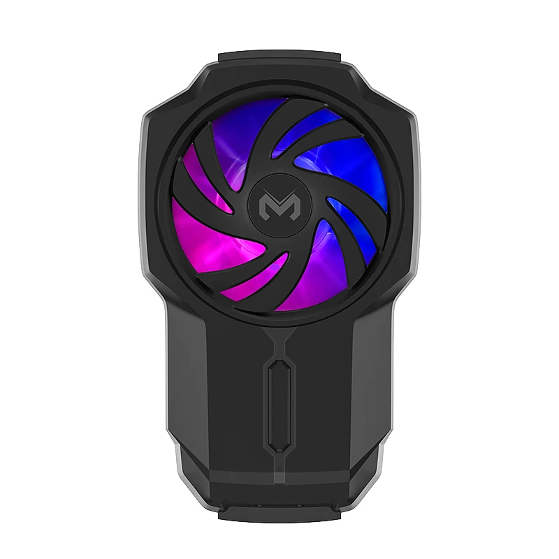 Memo Fl05 With 700mah Battery Rechargeable Mini Fans Cooling With Rgb