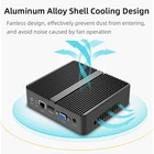 Vga Fanless System Unit Computer 2020 Quad Core J1800 J1900 N2830 Win 10 5Usb Lan Vga Micro Desktop Mini Pc