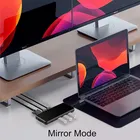 Usb 12 IN 1 USB3.1 4K HDMI VGA RJ45 PD Thunderbolt 3 TYPE USB C Docking Station Laptop Hub For Macbook/
