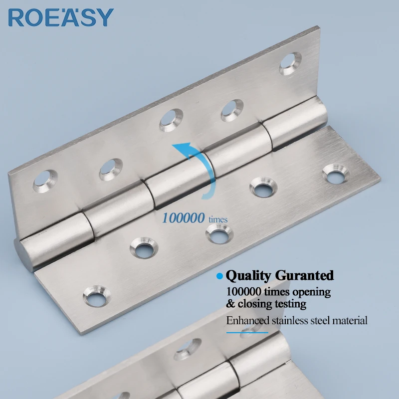 Roeasy Wh Ss Inches Flat Open Butt Hinge Stainless Steel