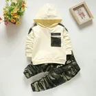 Children 2020 New Boys' Camouflage Pocket Hoodie Children Autumn Sweater Set Kids Clothes Wholesale
