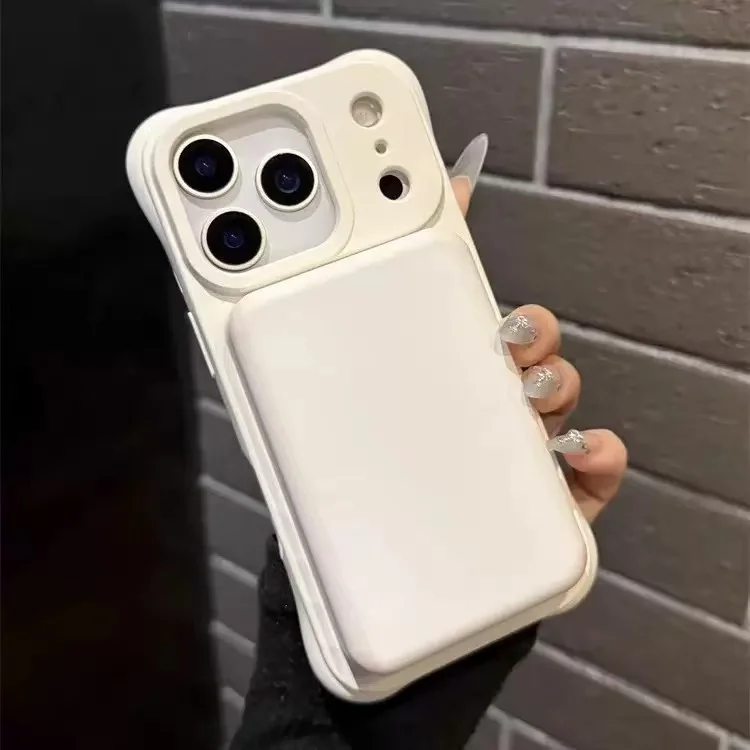 product laudtec full cover phone case new silicone minimalist magnetic style for iphone 16 pro 17 air-6