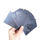 Poker Cards Poker Foil Poker Card Waterproof Gold Foil Poker Creative Black Gold Playing Poker Cards