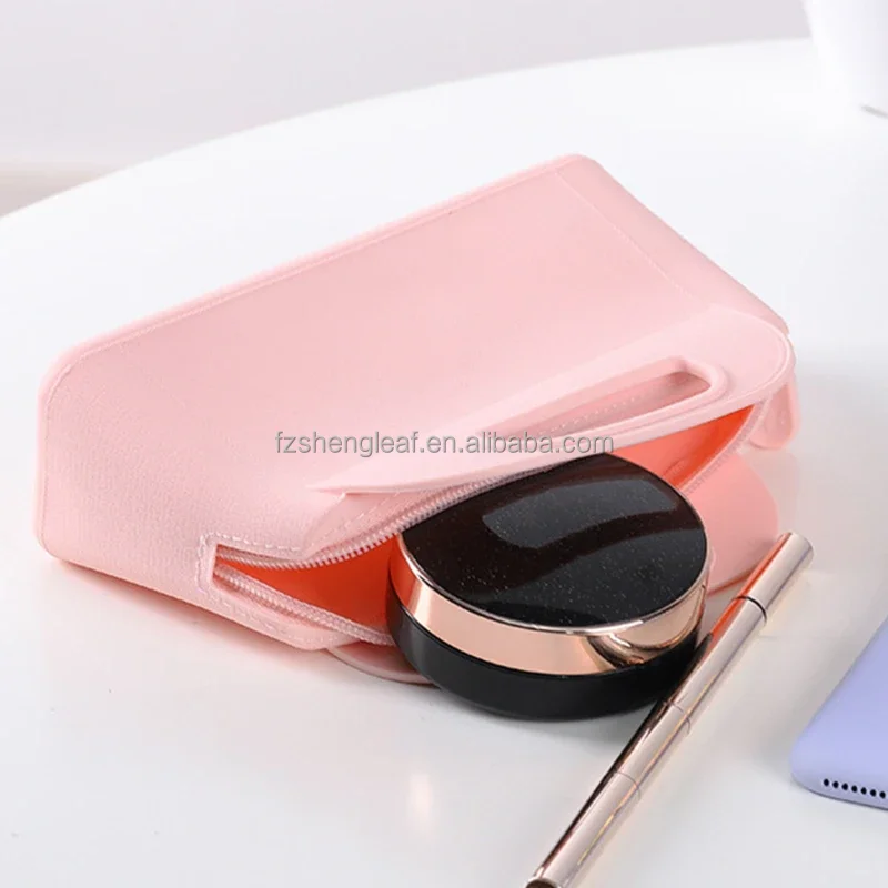 product women unisex luxury mini zipper coin purse ladies travel cosmetic bag leopard pattern custom logo makeup case-5